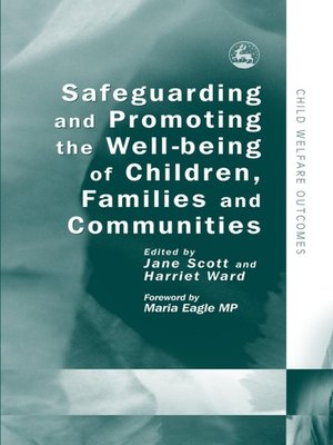 cover image of Safeguarding and Promoting the Well-being of Children, Families and Communities